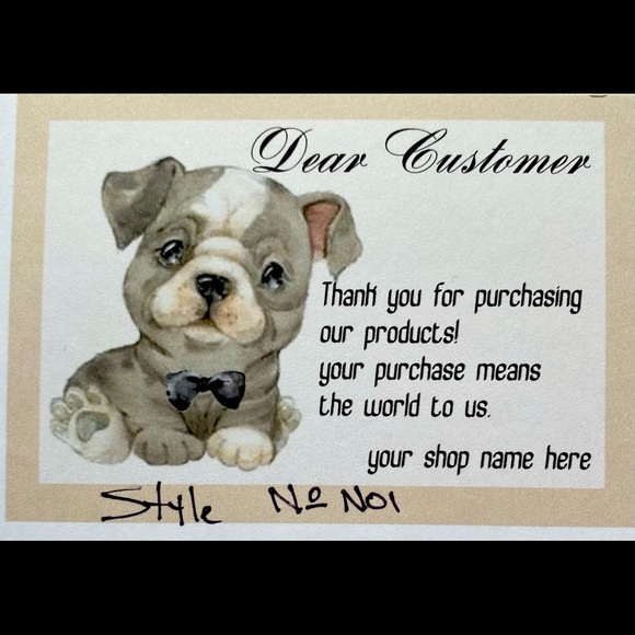 New Poshmark Thank you For Your Business Cards, 100 TY   Cards - Picture 5 of 10